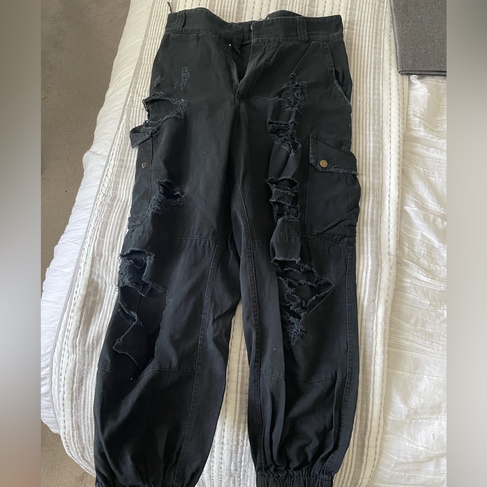 Carmar denim cargo jeans - MISSING A BUTTON